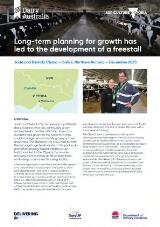 Thumbnail - Long-term planning for growth has led to the development of a freestall.