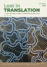 Thumbnail - Lost in Translation - A Zine for Mental Health Research Translation.