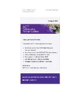 Thumbnail - ACT Community partner update.