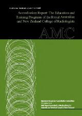 Thumbnail - Accreditation Report: The Education and Training Programs of the Royal Australian and New Zealand College of Radiologists.