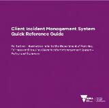 Thumbnail - Client incident management system :  quick reference guide.