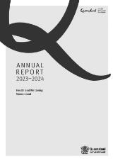 Thumbnail - Annual report Health and Wellbeing Queensland.