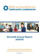 Thumbnail - Health and Community Services Complaints Commission annual report.