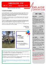 Thumbnail - Shrieking pip : magazine of the Adelaide Caravan Club.