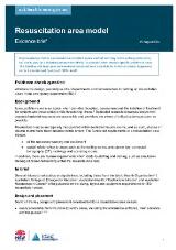 Thumbnail - Resuscitation area model : evidence brief