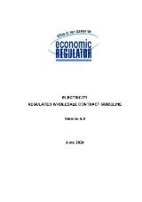 Thumbnail - Electricity Regulated Wholesale Contract Guideline.
