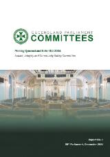 Thumbnail - Making Queensland Safer Bill 2024. Report. No. 1 of the 58th Parliament