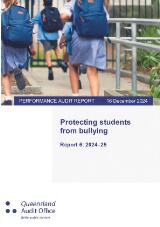 Thumbnail - Protecting students from bullying : performance audit report, 16 December 2024