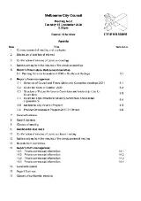 Thumbnail - City of Melbourne Council Meeting Agenda and Minutes.