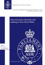 Thumbnail - Arts and music education and training in New South Wales