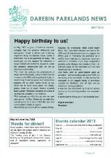 Thumbnail - Darebin Parklands News.