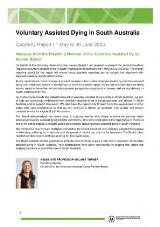 Thumbnail - Voluntary assisted dying in South Australia : quarterly report