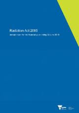 Thumbnail - Radiation Act 2005 :  annual report for the financial year ending 30 June ...