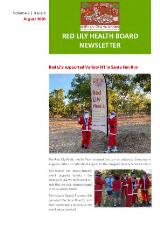 Thumbnail - Red Lily Health Board newsletter.