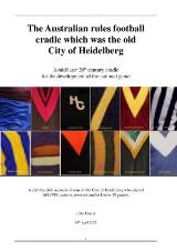 Thumbnail - The Australian rules football cradle which was the old City of Heidelberg.