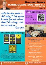 Thumbnail - Brennan News : Member for Brennan.