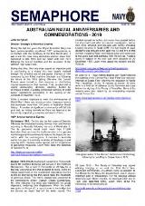 Thumbnail - SEMAPHORE : newsletter of the Sea Power Centre Australia.