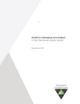 Thumbnail - Guide to managing misconduct in the Tasmanian public sector