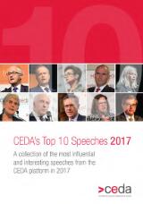 Thumbnail - CEDA's top 10 speeches 2017 : a collection of the most influential and interesting speeches from the CEDA platform in 2017.