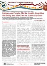 Thumbnail - Indigenous People, Mental Health, Cognitive Disability and the Criminal Justice System.