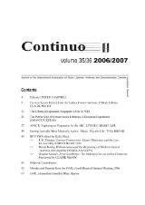 Thumbnail - Continuo : journal of the International Association of Music Libraries, Archives and Documentation Centres (Australian Branch).