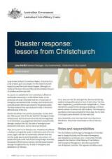 Thumbnail - Disaster response: lessons from Christchurch