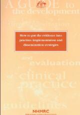 Thumbnail - A guide to the development, implementation and evaluation of clinical practice guidelines