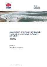 Thumbnail - NSW ocean and river entrance tidal levels annual summary