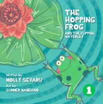 The hopping frog and the flipping waterlily
