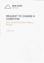Request to change a condition : New Acland Coal Mine Stage 3 project