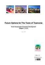 Future Options for The Taste of Tasmania [electronic resource]