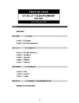 State of the environment report