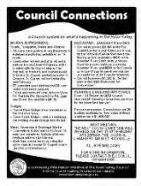 Council connections [electronic resource] : a Council update on what's happening in the Huon Valley