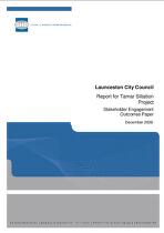 Launceston City Council [electronic resource] : report for Upper Tamar River sediment evaluation study : options for siltation management