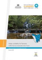 Water availability for Tasmania [eletcronic resource] : CSIRO Tasmania Sustainable Yields Project