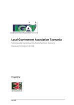 Residents' satisfaction with local government services in Tasmania