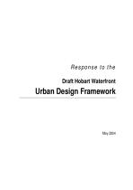 Hobart waterfront urban design framework [electronic resource]