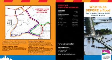 Emergency flood information brochures [electronic resource]