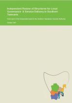 Independent review of structures for local governance & service delivery in southern Tasmania [electronic resource]