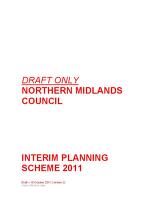 Northern Midlands Council interim planning scheme [electronic resource]