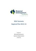 RDA Tasmania regional plan [electronic resource]