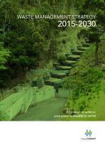 Waste management strategy 2015-2030