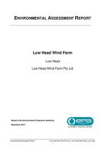 Low Head Wind Farm : development proposal and environmental management plan