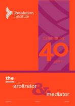 The Arbitrator & mediator.