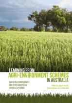 Learning from agri-environment schemes in Australia : investing in biodiversity and other ecosystem services on farms