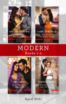 Modern Box Set 1-4 Apr 2021/One Hot New York Night/The Italian's Forbidden Virgin/Bride Behind the Desert Veil/The Secret That Can't Be.