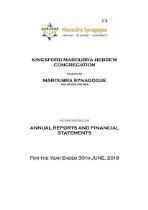 Annual reports and financial statements : for the year ended 30th June ...