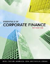 Essentials of corporate finance