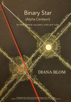 Binary star (Alpha Centauri) : for flute, clarinet, toy piano,  violin and 'cello
