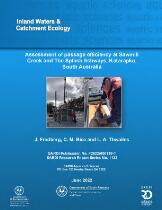 Assessment of passage efficiency at Sawmill Creek and The Splash fishways, Katarapko, South Australia